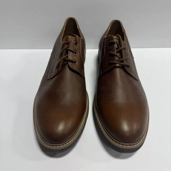 Hush Puppies Brown Leather Oxfords - Picture 3 of 6